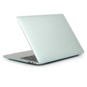 MacBook Air 13.6 inç 2025 2023 2022 Uyumlu Yeşil Kristal Stil Koruyucu Kılıf - 3