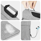 HAWEEL 15-17 Inç Gri Laptop Çantası Macbook Samsung Lenovo Sony Dell Alienware Chuwi Asus Uyumlu - 3