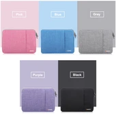HAWEEL 15 inç Laptop Kılıfı Fermuarlı Çanta Pembe - 10