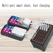 XLD A7 150W 30 USB Portlu Hızlı Şarj İstasyonu Akıllı Şarj Cihazı US Priz - 6