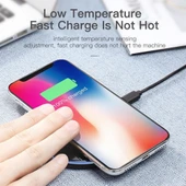 WX 70 15W Ultra Ince Siyah Kablosuz Şarj Cihazı - 7