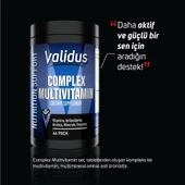 Valıdus Multıvıtamın Complex Vıtamıns + Mınerals + Antıoxıdants + Amınos + Enzymes Set - 3