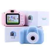 2.0 İnç Ekranlı 8.0MP HD Çocuk Oyuncak Taşınabilir Dijital SLR Kamera Mavi - 9