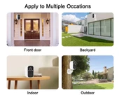 2k Full HD Mini Gece Görüşlü Şarjlı Alarmlı Uygulamalı Kablosuz Güvenlik Kamerası - 3