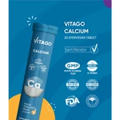 Vıtago Prokalsıyum, Vıtamın D + Vıtamın K2 Iceren 20'Lı Efervesan Tablet - 3