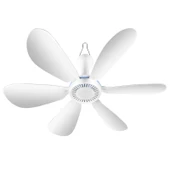 USB Ev Yurdu Sessiz Yüksek Rüzgar Gücü Mini Fan Altı Kanatlı Küçük Tavan Vantilatörü Tekli Model - 1