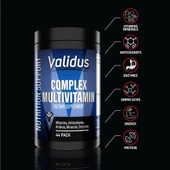 Valıdus Multıvıtamın Complex Vıtamıns + Mınerals + Antıoxıdants + Amınos + Enzymes Set - 4