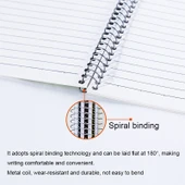 Deli 7688 A4 60 Sayfa Spiralli Defter Karışık Renk - 5