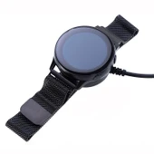 Samsung Galaxy Watch Ultra 7 6 5 Pro 4 3 Manyetik Akıllı Saat Şarj Kablosu USB A Port 1 Metre Siyah - 5