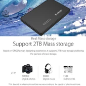 ORICO 2588US3 V1 2.5 Inç USB 3.0 Siyah Harici Sabit Disk Kutusu - 10