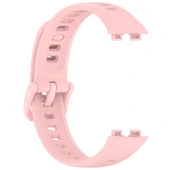 Huawei Band 10 9 8 Uyumlu Pembe Parlak Silikon Saat Kayışı - 4