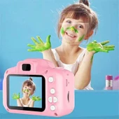 2.0 İnç Ekranlı 8.0MP HD Çocuk Oyuncak Taşınabilir Dijital SLR Kamera Mavi - 8