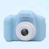 2.0 İnç Ekranlı 8.0MP HD Çocuk Oyuncak Taşınabilir Dijital SLR Kamera Mavi - 2