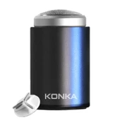 KONKA Mini Taşınabilir Erkek Tıraş Makinesi Siyah 1 Bıçak Başlıklı Su Geçirmez - 1