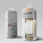 LDNIO A3305 Seyahat Şarj Cihazı 3 USB Portlu 34A Tip C USB C Kablo ve Dokunmatik LED Gece Lambası EU Priz - 5