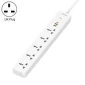 LDNIO SC5319 5li Seyahat Ev Ofis Prizi 38W USB Portlu 2m Kablo UK Fiş - 1
