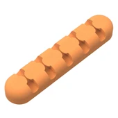 ORICO CBS5 Turuncu Silikon Masaüstü Kablo Düzenleyici 9.6x2x1.2 cm - 2