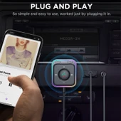 JOYROOM JR-CB3 Bluetooth 5.3 Kablosuz Araç Alıcısı Siyah - 3