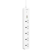 LDNIO SC5319 5li Seyahat Ev Ofis Prizi 38W USB Portlu 2m Kablo UK Fiş - 2