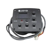 JOYO JE305 Gitar Manyetiği 4 Bant EQ Ön Amfi Tuner Siyah - 3