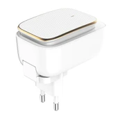 LDNIO A3305 Seyahat Şarj Cihazı 3 USB Portlu 3.4A 8 Pin Veri Kablosu ve Dokunmatik LED Gece Lambası EU Priz - 2