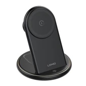 LDNIO WL02 25.5W 5 in 1 MagSafe Kablosuz Şarj Cihazı 30cm Type-C Kablo Siyah - 3