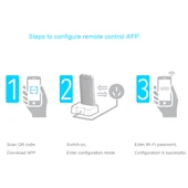 CHUNGHOP K-390EW WiFi Akıllı Evrensel Klima Kumandası Arka Işık LED Işıklı Tabanlı 2G 3G 4G WiFi Destekli ABD Prizi - 8