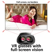 VRG PRO X7 Blu-ray Göz Koruyucu VR Gözlük 5-7 İnç Akıllı Telefonlar İçin - 6