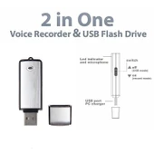 USB Ses Kaydedici ve 8GB USB Bellek Siyah - 4