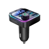 JOYROOM JR-CCB01 48W Çift Mikrofonlu Kablosuz Araç FM Verici Siyah - 3
