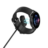 Amazfit T-Rex 2 Manyetik Şarj Kablosu USB Portlu 1 Metre Çip Korumalı Siyah - 6