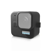 GoPro Hero11 Black Mini Uyumlu Siyah Silikon Koruyucu Kılıf - 1