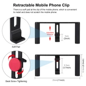 PULUZ Vlogging Canli Yayın Telefon Video Rig Çekim Kolu Stabilizer Alüminyum Braket - 3