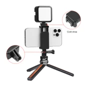PULUZ Selfie Çubuğu Tripod Montaj Adaptörü Telefon Kelepçesi iPhone Samsung HTC Sony LG ve Diğer Akıllı Telefonlar için - 5