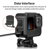 GoPro HERO9 10 11 12 13 Siyah PA Kafes Yan Kapaklı Koruyucu Çerçeve - 4
