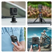DJI Action 2 Uyumlu Siyah Bölünmüş Silikon Koruyucu Kılıf - 6
