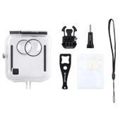 GoPro Fusion Uyumlu PULUZ 45 Metre Su Geçirmez Darbeye Dayanıklı Dalış Kılıfı Mandallı Montaj ve Vida ile - 8