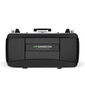 VR Shinecon G06EB Sanal Gerçeklik 3D Video Gözlüğü 4.7-6.1 Inç Telefon Uyumlu Beyaz HiFi Kulaklıklı - 3