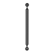 PULUZ 30.4cm Karbon Fiber Çift Top Yüzer Kol Siyah - 2