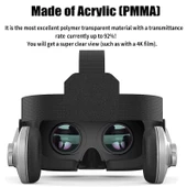 VR Shinecon G07E Sanal Gerçeklik 3D Video Gözlüğü Gri 4.0-6.3 İnç Telefon Uyumlu - 7