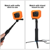 GoPro Hero11 Black Mini Uyumlu Turuncu EVA Yüzer Kılıf - 7
