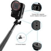Insta360 Ace Pro Ace Metal Kafes Adaptör Çerçeve 52mm UV Filtre Siyah - 6