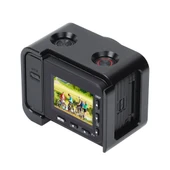 Sony RX0 II Uyumlu PULUZ Alüminyum Alaşımlı Koruyucu Kafes 37mm UV Filtre Lens ve Güneşlik Seti Siyah - 3