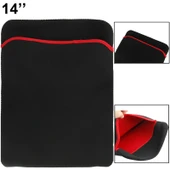 14 Inç Siyah Yumuşak Laptop Kılıfı - 2