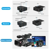 PULUZ Kablosuz Lavalier Mikrofon Seti 32 Kanal Siyah DSLR ve Video Kameralar İçin - 5
