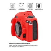 Nikon D780 Uyumlu Kırmızı Yumuşak Silikon Koruyucu Kılıf - 4