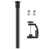 PULUZ C Kelepçe Montaj Işığı Standı Uzatma Merkezi Mil Çubuğu Monopod Tutucu Seti 33-60cm Siyah - 6