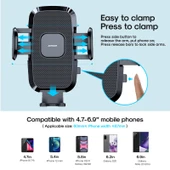 JOYROOM JR-ZS259 360 Derece Döner Mekanik Araç Hava Kanalı Telefon Tutucu 4.7-6.9 İnç - 2