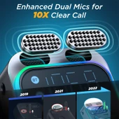 JOYROOM JR CL16 48W Bluetooth 5.0 Kablosuz Araç FM Verici Gri - 3