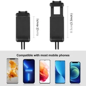 PULUZ Selfie Çubuğu Tripod Montaj Adaptörü Telefon Kelepçesi iPhone Samsung HTC Sony LG ve Diğer Akıllı Telefonlar için - 4